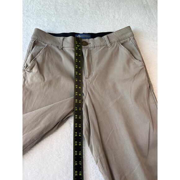 Democracy Womens Pants Size 10 Gray Workpants Chino Style Stretch Slit Pocket - Picture 6 of 12